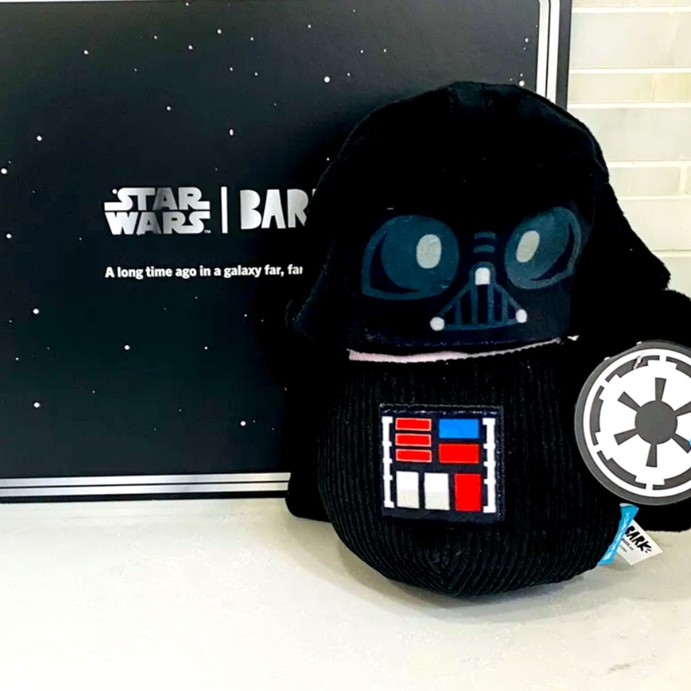 NWT Bark Box Star Wars Obey Your Master Darth Vader Dog Toy Large